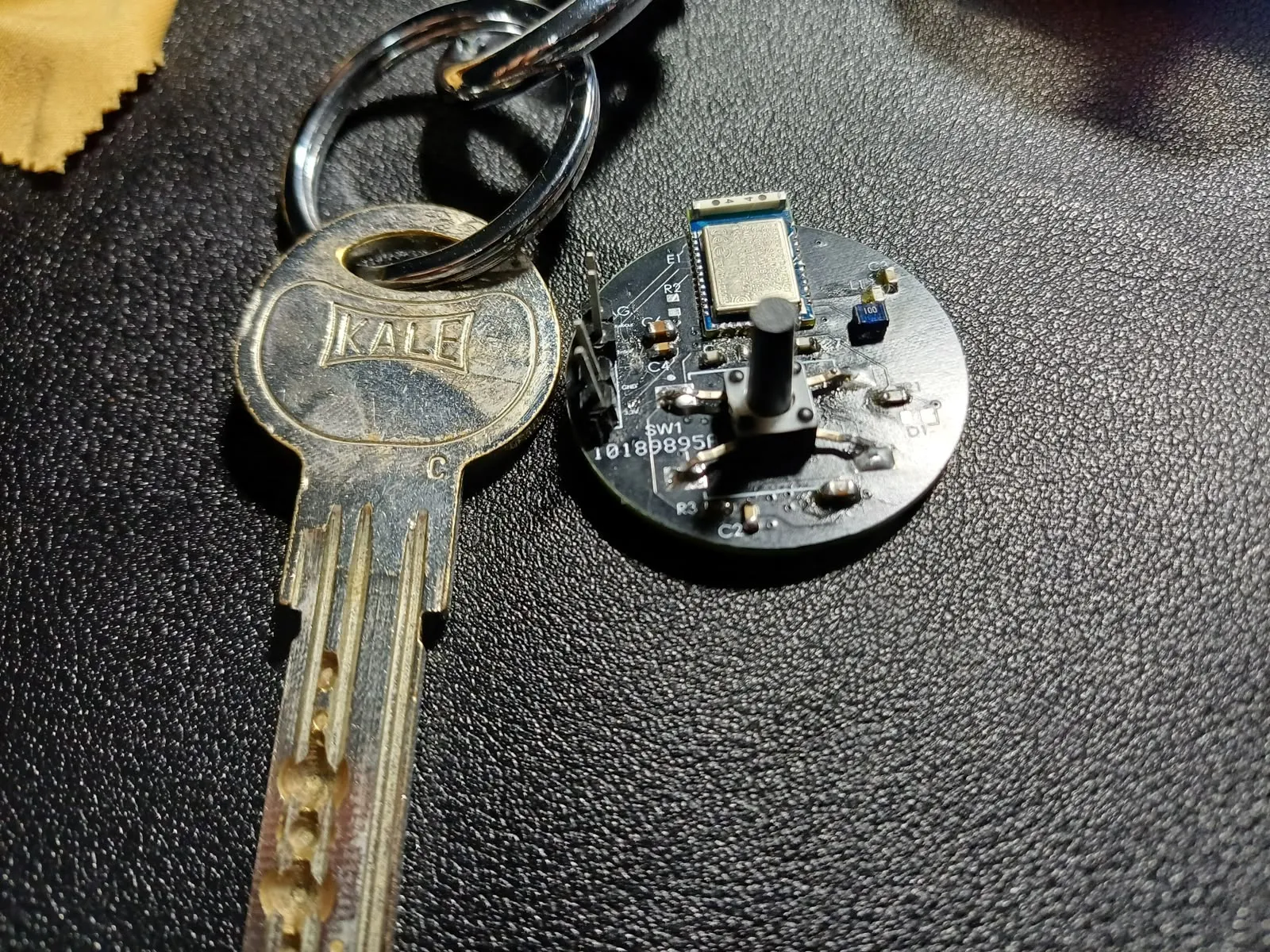 Assembled emergency button board